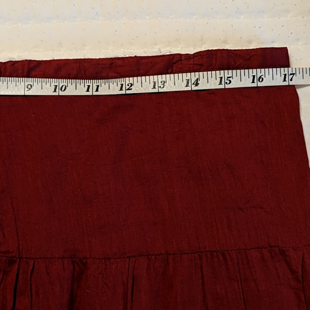 Rust Red Skirt - Picture 4 of 4